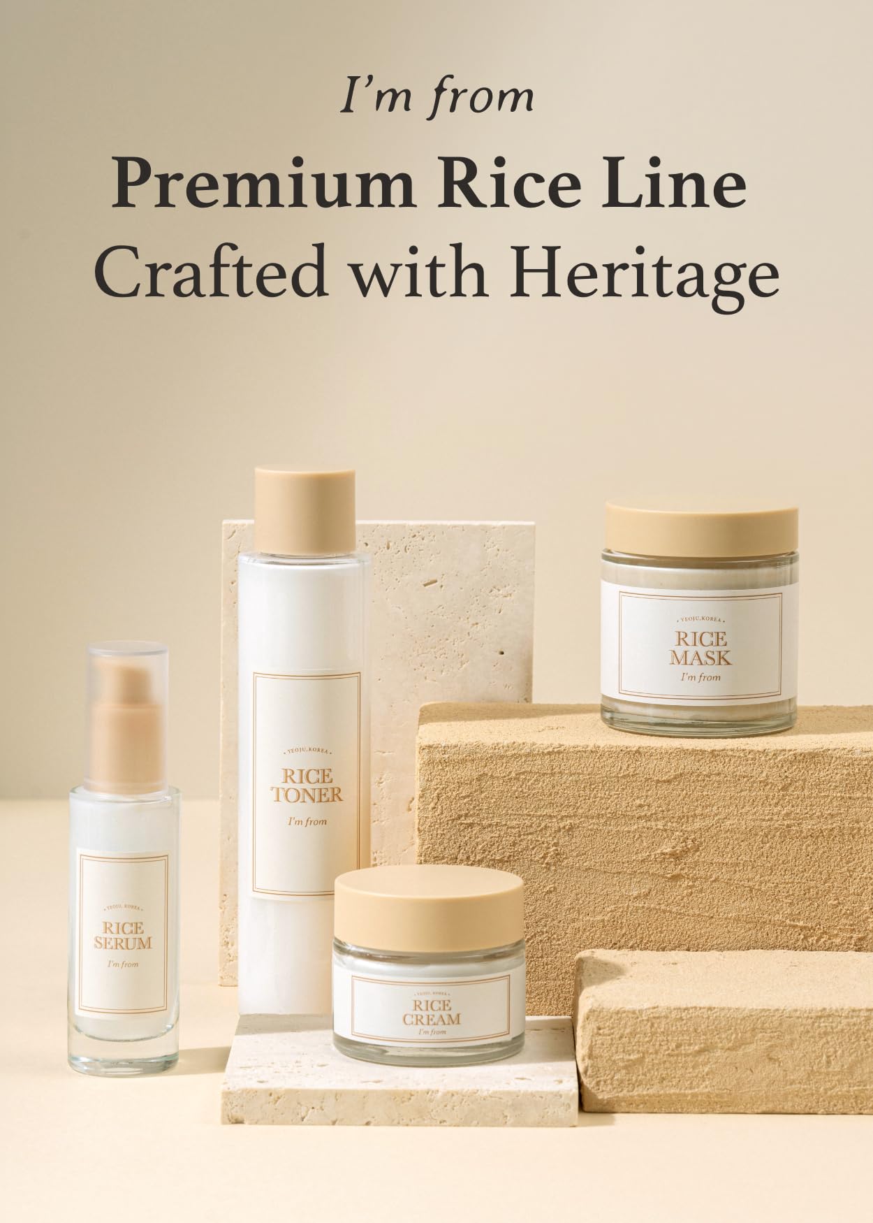 I'm from Rice Toner, 77.78% Rice Extract from Korea