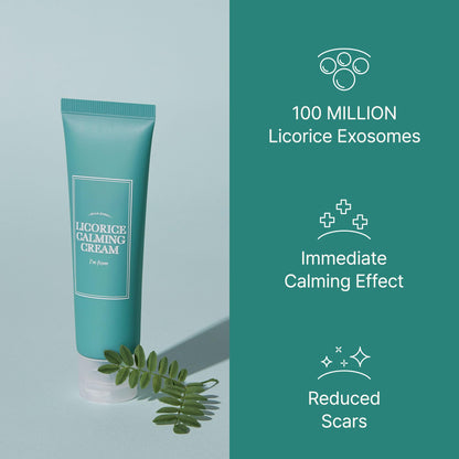 I'm from Licorice Calming Cream 50 ml, Korean Licorice, Soothing, Hydrating for Sensitive & Irritated Skin