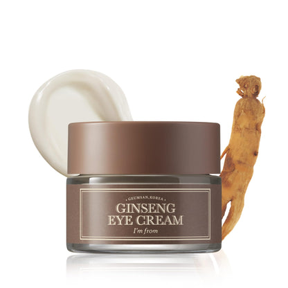 I'm from Ginseng Eye Cream 30g - Rare Ginseng Nourishment for Tired Eyes, Wood-Cultivated Ginseng, Moisture-Lock Formula, Firm Face Line