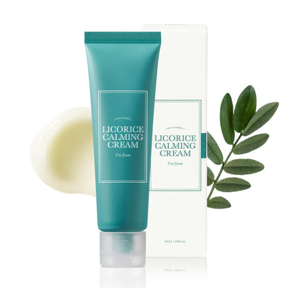 I'm from Licorice Calming Cream 50 ml, Korean Licorice, Soothing, Hydrating for Sensitive & Irritated Skin
