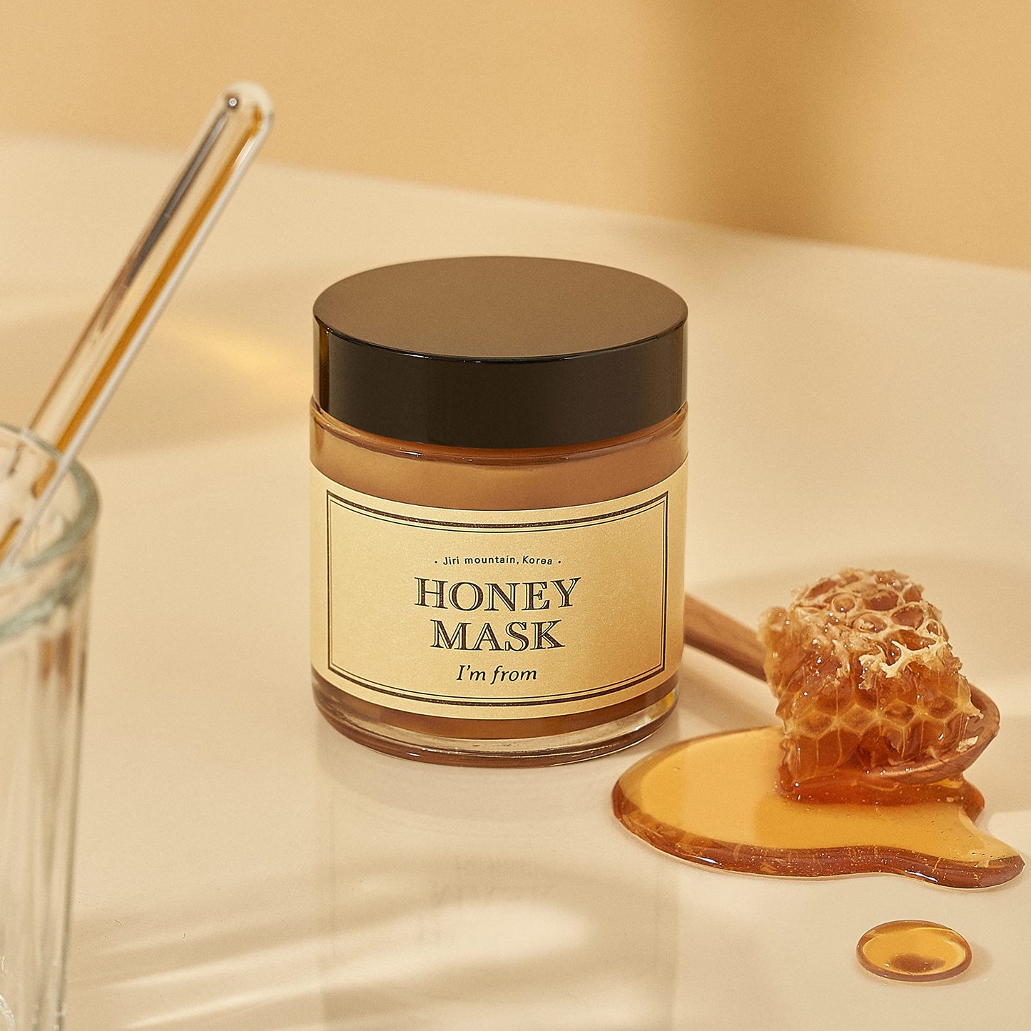 [I'M From] Honey Mask 4.23oz | wash off type, real honey 38.7%, Deep moisturization, Nourishment,Hydrating and Clear Complexion.