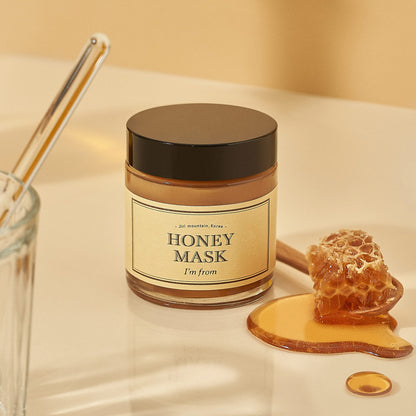 [I'M From] Honey Mask 4.23oz | wash off type, real honey 38.7%, Deep moisturization, Nourishment,Hydrating and Clear Complexion.